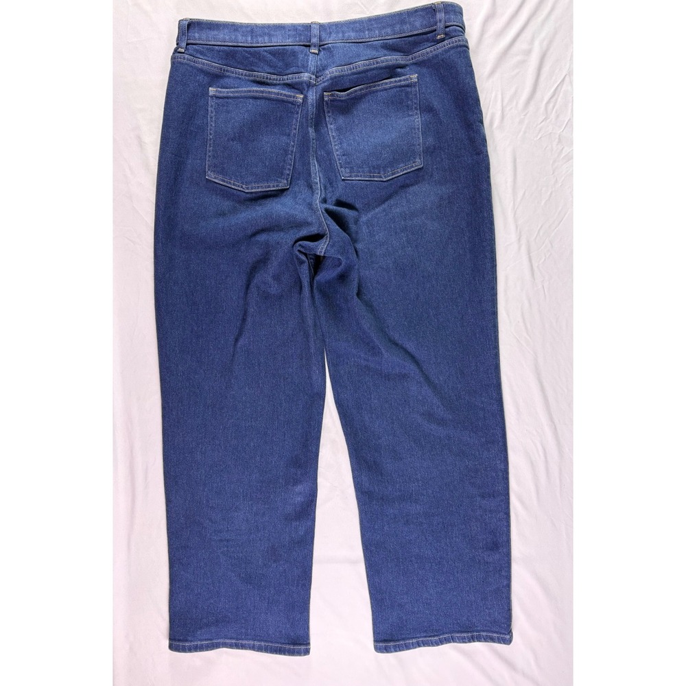 Spanx Shape Authentic 360 90s Straight Leg Jeans XL High Rise Everyday Shaping - Picture 8 of 8